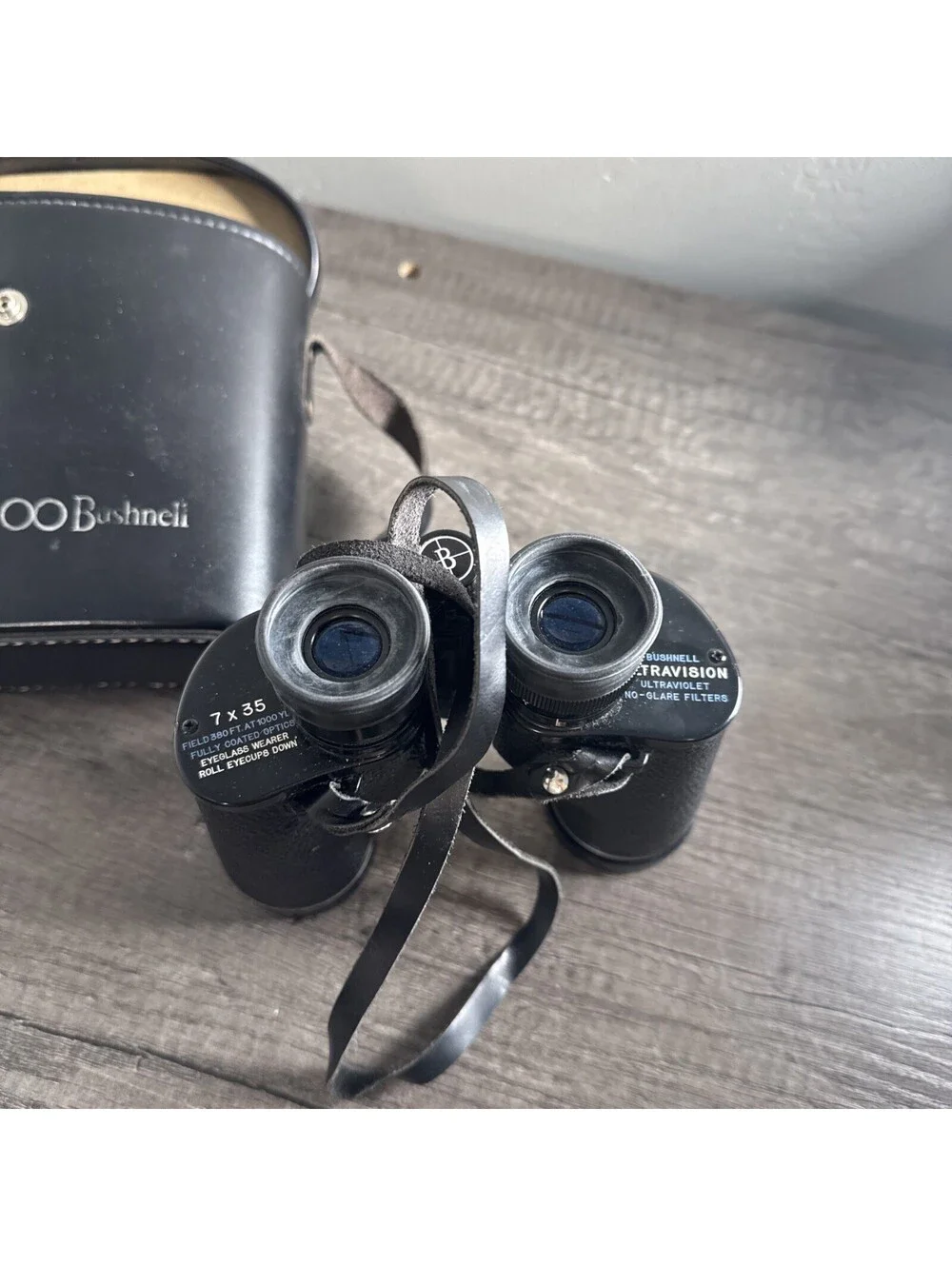 Vintage Bushnell Custom 7x35 Binoculars With Case
